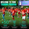 SenseBall Football Training Ball & App - Size 3, All-Level,