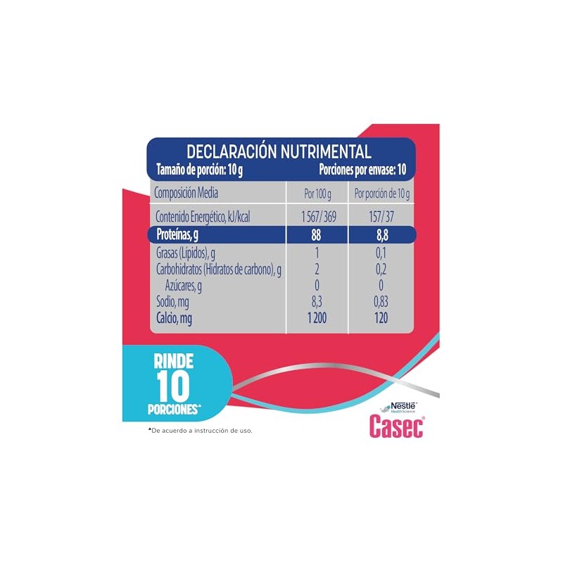 Casec - Suplemento diettico,, 100 g