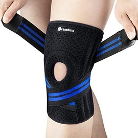 CAMBIVO 2 x Kniebandage, Knee Support, Orthopädische Kniebandage hilfreich Erholung bei Meniskusriss, Knieschmerzen, ACL und Arthritis, Bandage Knie für Laufen, Wandern, Joggen, Sport, Volleyball
