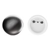 100Pcs Badge Back Cover Tinplate Plastic Base Avoid Rust Firm