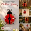 Solar Ladybug Light for Outdoor Decor – IP65 Metal Hanging