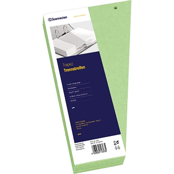 Soennecken Dividers Trapezoidal, 6.5 – 12.5 x 9.5 cm (H