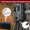 Trail Camera Power Cord,5.5x2.1mm DC Plug External Power Cable Compatible