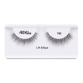 Ardell Pestañas Falso Tiras con Efecto Lift #742, 4 paquetes Negro