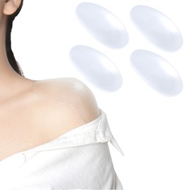 KALOLINNA 肩パッド 2ペア なで肩 狭い肩 太い肩 ズレ落ち防止 フォーマルスーツ ジャケットプレゼント 冠婚葬祭 入学式 卒業式 (透明な色)