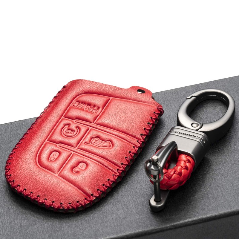 Vitodeco Genuine Leather Smart Key Keyless Remote Entry Fob Case