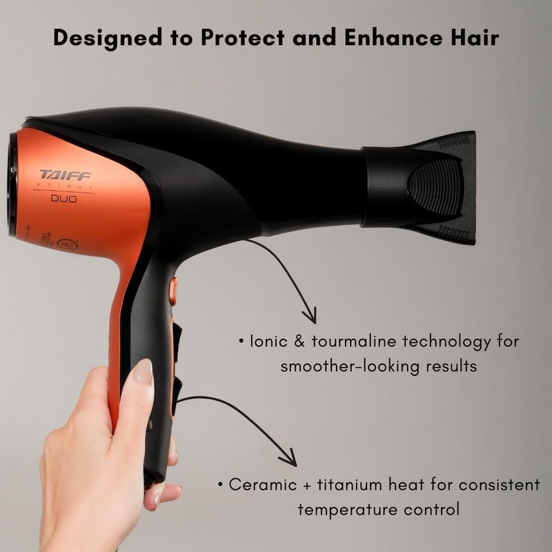 Taiff Unique Duo Professional Hair Dryer – 127V | 1875W