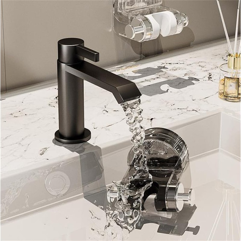 Abaigeal Integrated Suction Cup Shower Rack Adjustable Shower Head Holder