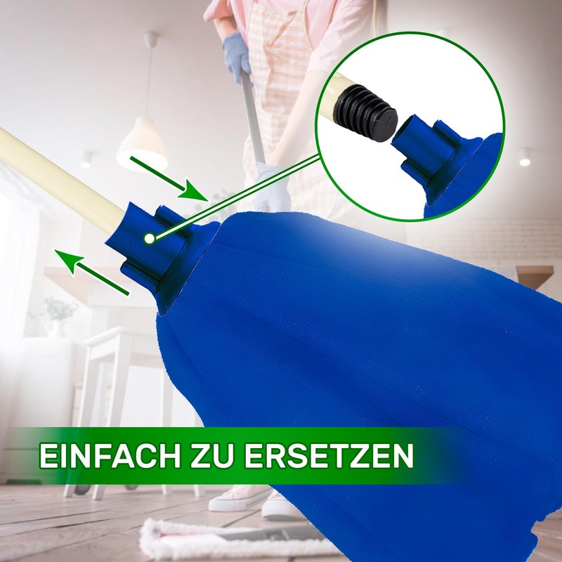 Microfibre Mop Strip 30 cm 164 g Blue Onix TECH