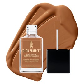 Black Radiance Color Perfect Liquid - Maquillaje de cobertura completa, miel de moca, 1 oz