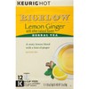 Bigelow Lemon Ginger Herbal Tea Keurig K-Cups, Caffeine Free Herbal