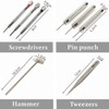 147 PCs Watch Repair Tool Kit Set Professional Spring Bar