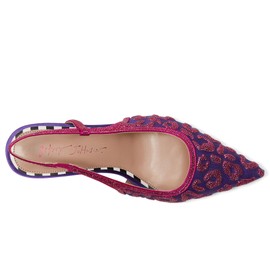 Blue By Betsey Johnson Women's Nahla Pump, Purple Multi 1, 8
