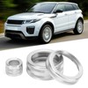 4Pcs A/C Knob Ring Trim Volume Adjuster Decor Fit for
