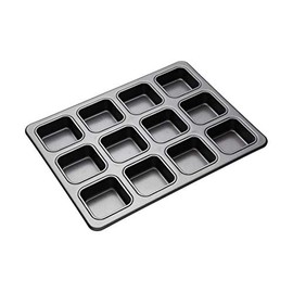 MasterCraft Heavy Base 12 Cup Square Brownie Pan