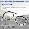 Magimaker 2Pcs Roof Molding Strips Roof Drip Molding 75556-06080 75555-06080