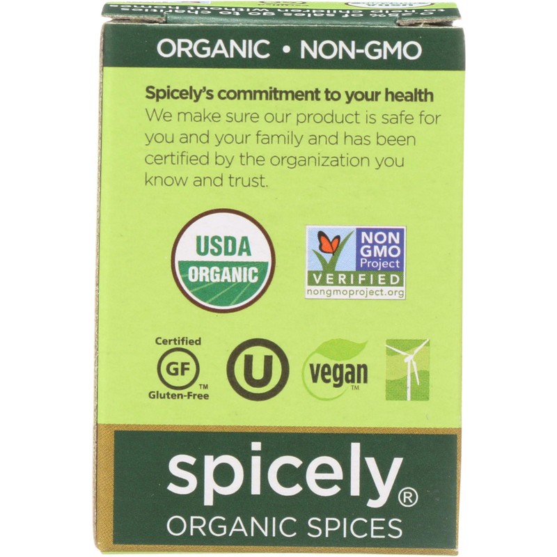 Spicely Organic Juniper Berries Whole 0.20 Ounce ecoBox Certified Gluten-Free