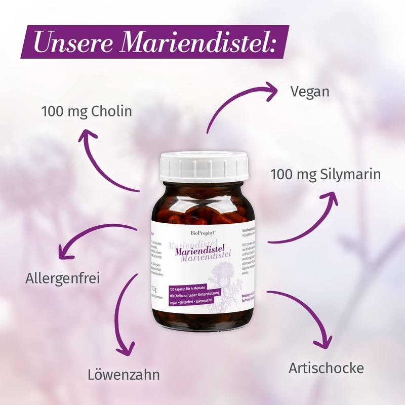 BioProphyl Milk Thistle | 100 mg Silymarin with Artichoke, Dandelion