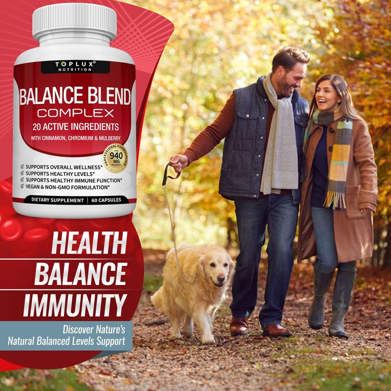 Premium Natural Balance Blend Complex Supplement - Natural 20 Herbs