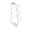 Pot Lid Organizer 30kg Load 3 Lid Capacity S Shaped