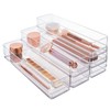 STORi SimpleSort 6-Piece Stackable Clear Drawer Organizer Set | 12"