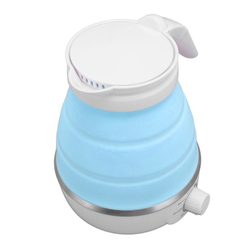 850W Foldable Electric Kettle 600ml Silicone Auto Power Off Collapsible