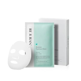REJURAN Moisture Treatment Mask, C-PDRN - Hydrating Facial Sheet Mask, Repairs Skin Barrier and Retains Moisture with PDRx, Korean Skin Care 5-Pack