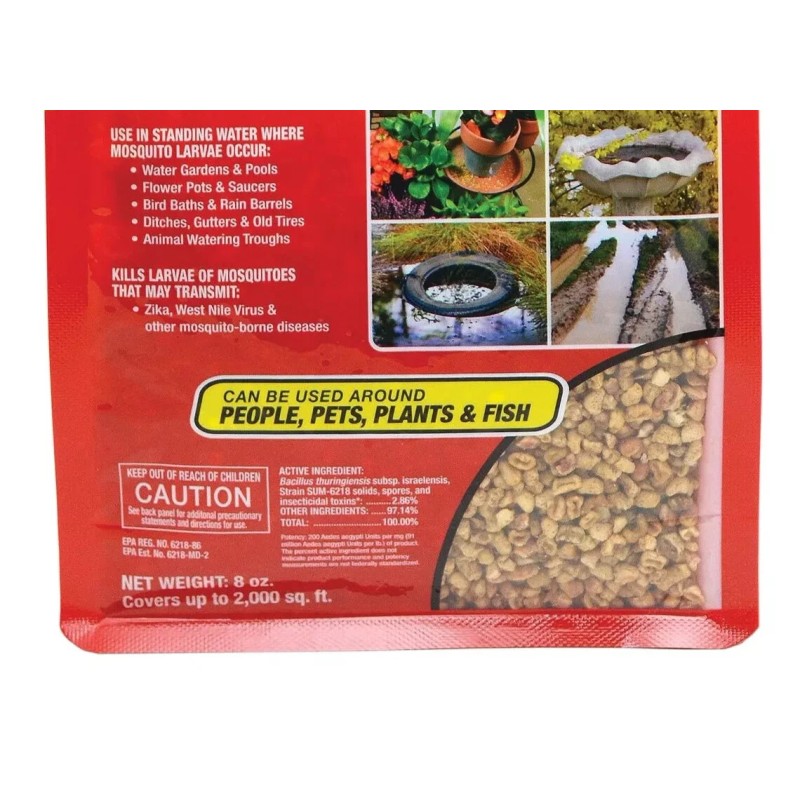 Summit 116-12 Quick Kill Mosquito Bits 8-Ounce Covers 2,000 sq.