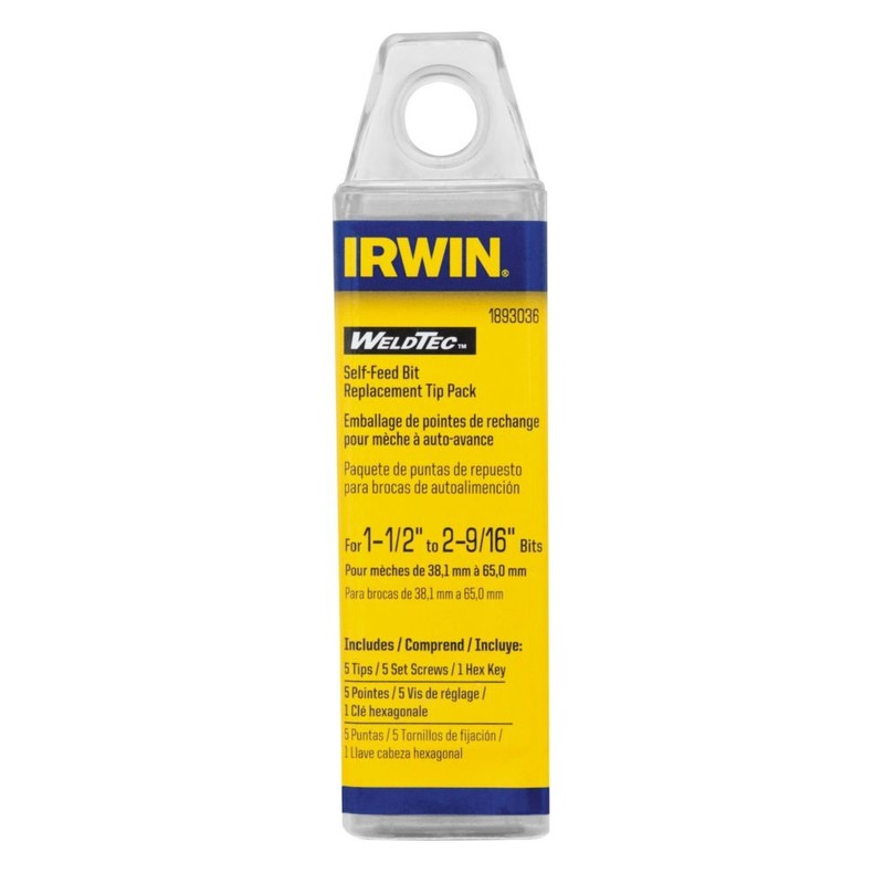 IRWIN IRWIN Tools Replacement Tip for WeldTec Self-Feed Wood Drilling