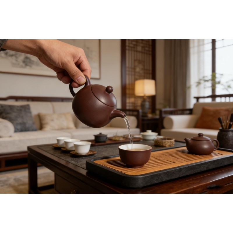 Clay Teapot Chinese Ziasha Tea Pot Ceramics Purple Sand Zhu