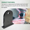 Newly Upgraded Plastic Hasp Latch Fit for Rubbermaid Outdoor Resin