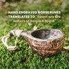 Handcarved Wooden Kuksa Cup - Scandinavian Bushcraft Bowl for Camping