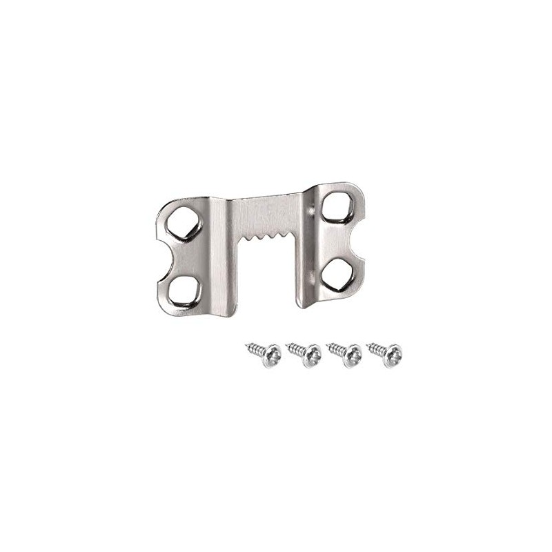 sourcing map Picture Hangers, 36mm 4-Hole with Screws for Frame