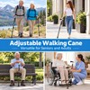 Adjustable Telescopic Walking Cane for Daily Support – Portable Anti-Slip