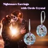 LILALO Nightmare Earring Jack Skellington Earrings Sterling Silver Crystal Jack