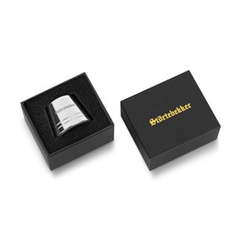 Störtebekker® premium shaving stand 'Hamburg' made of stainless steel in silver - suitable for (Störtebekker®) safety razor 'Hamburg' - high-quality accessories - non-slip base - solid stand - 125 g