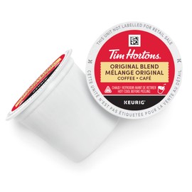Tim Hortons Tim Hortons Original Coffee blend, Single Serve Keurig K-Cup Pods, Medium Roast, 48 Count