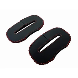 Genuine Leather Seat Belt Cover for Toyota New Prius 60 Series Scratch Resistant Noise Prevention Genuine Leather Cover Dress Up Parts PRIUS ZVW60 MXWH60 2023.1- Accessories (For Driver & Passenger,