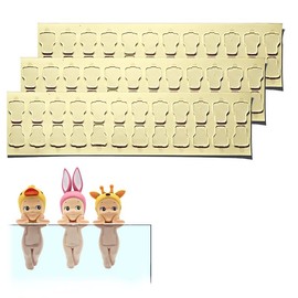 Juglok Sonny Angels Hippers Adhesive Tape - Double-Sided Clear Pads for Mini Figures, Phone Accessories & Creative Decor (72 PCS)