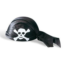 Pirate Hat - Costume Accessory for Adults - Black
