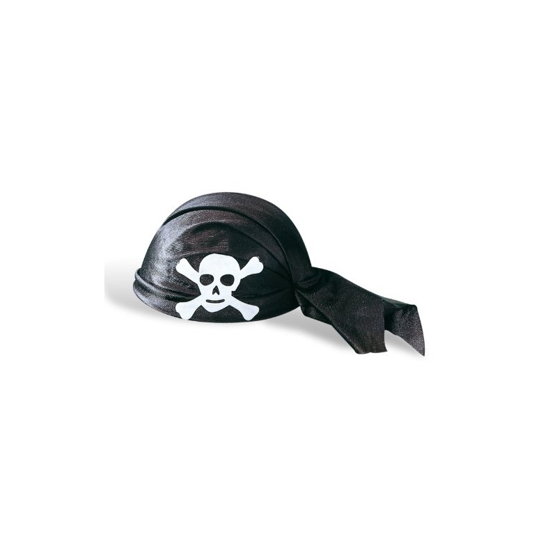 Pirate Hat - Costume Accessory for Adults - Black
