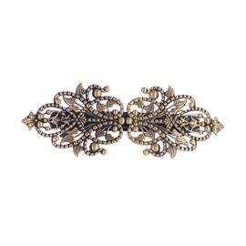 LALAFINA 2pcs Vintage Lotus Flower Spring Hair Clips for Women Elegant Hair Accessories Strong Hold for Friends and Special Occasions