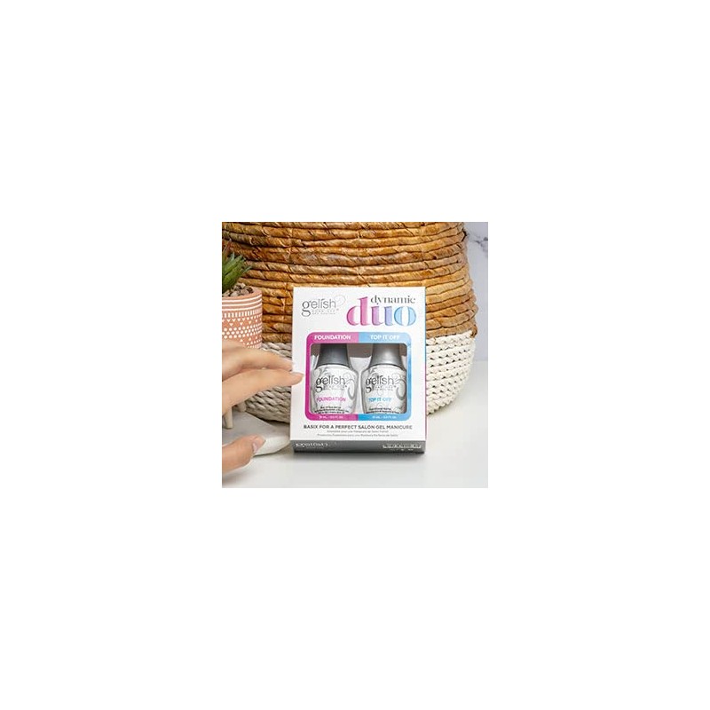 Gelish Dynamic Duo - Foundation Base & Top It Off