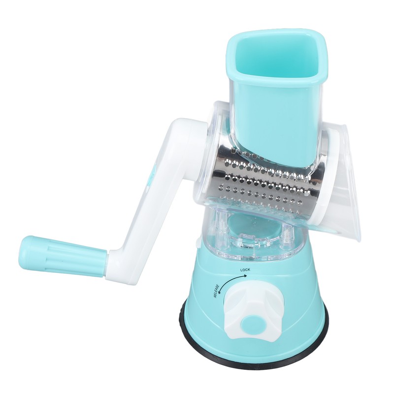 4 in 1 Rotary Cheese Grater Tabletop Drum Grater Manual