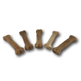 Top Dog Chews 6" Pressed Rawhide Dog Bone 5 Pack