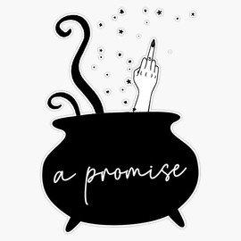 Nesta Archeron Death Promise A Court of Mist and Fury Bumper Sticker Vinyl Decal 5"