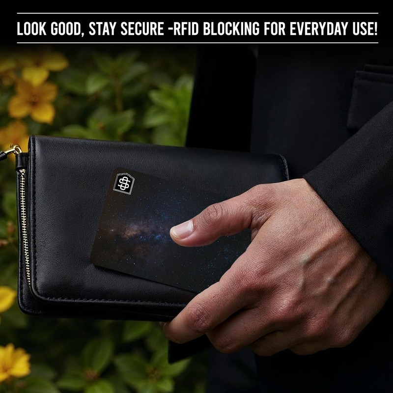 Cryptid Solutions RFID Blocking Cards 4 Pack - Slim, Stylish,