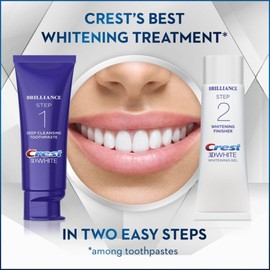 Crest 3D White Brilliance Toothpaste and Whitening Gel System, 4.0oz and 2.3oz