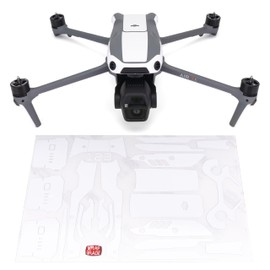 WRAPGRADE Skin Sticker Compatible with DJI Air 3S Accent Color (Racing White)