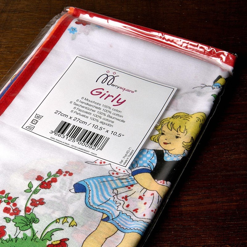 '"Ducky Children's Handkerchiefs – approx. 30 cm, 6 Pieces